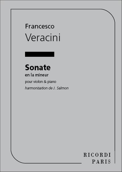 Sonate En La Mineur Violon Et Piano (Salmon )